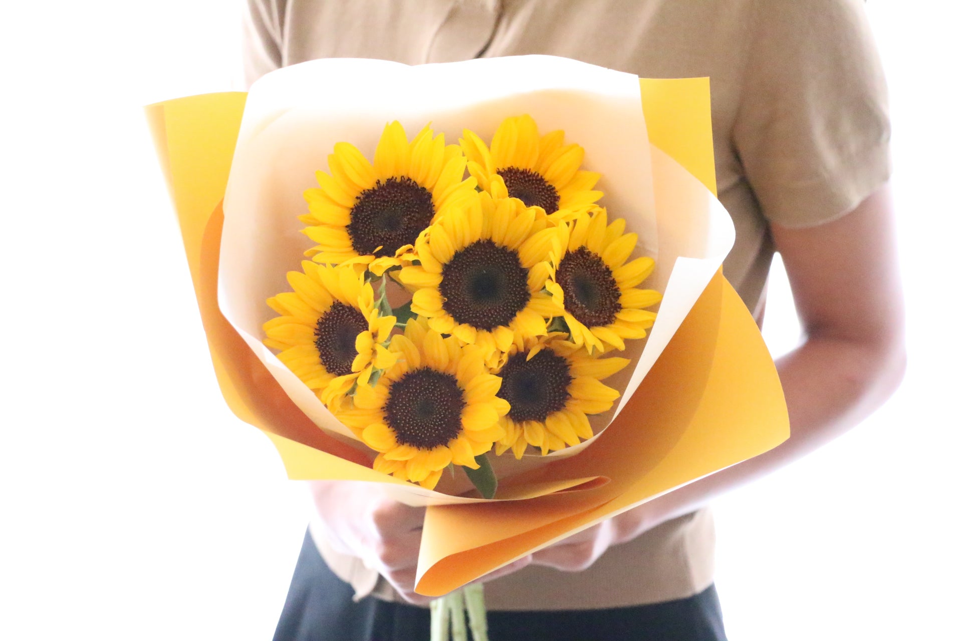 ひまわり ひまわりの花束（7本） – 花・花束の通販サイト｜HanaTaku