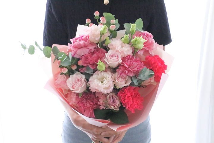 ピンク系の花束 10,000円
