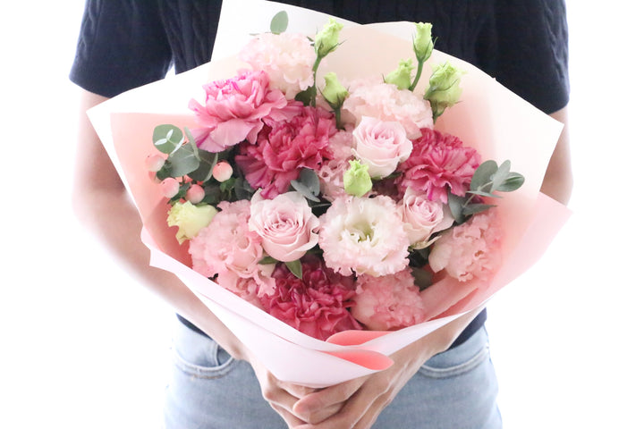 ピンク系の花束 7,000円