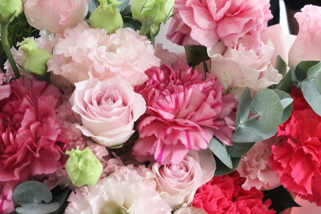 ピンク系の花束 12,000円