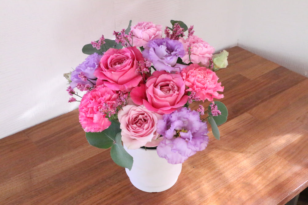 紫・ピンクのアレンジメント 5,000円