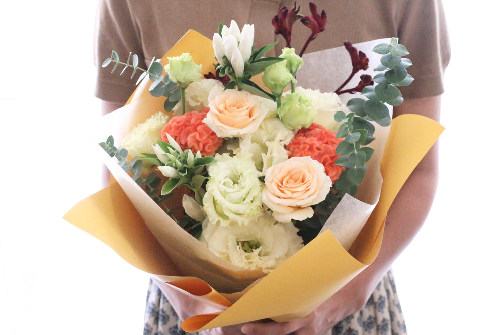 【敬老の日】秋の花束 黄色 Mサイズ　5,000円
