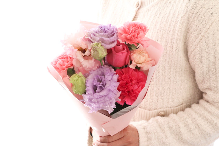 紫・ピンクの花束 3,000円