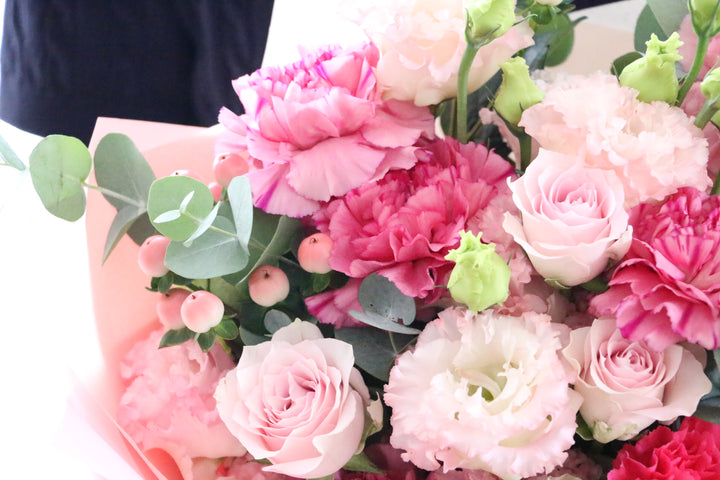 ピンク系の花束 10,000円