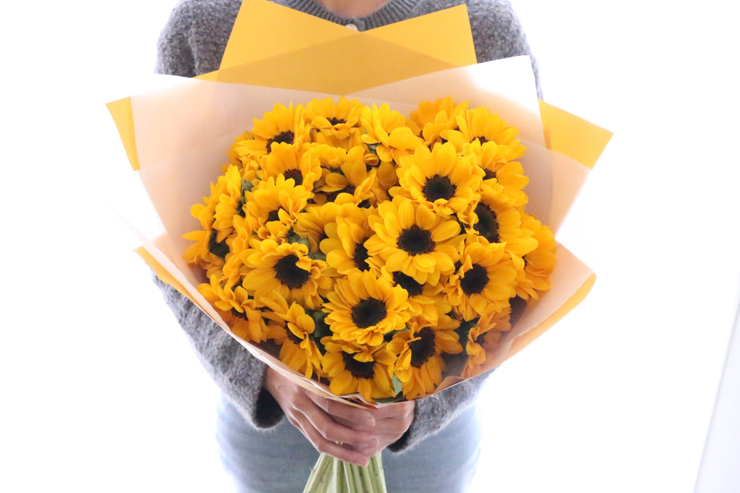 ひまわりの花束（35本）
