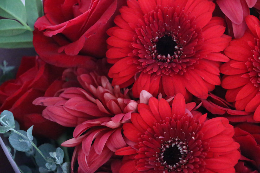 赤色の花束 9,000円