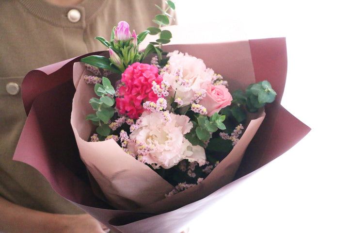 【敬老の日】秋の花束 ピンク Sサイズ　3,500円