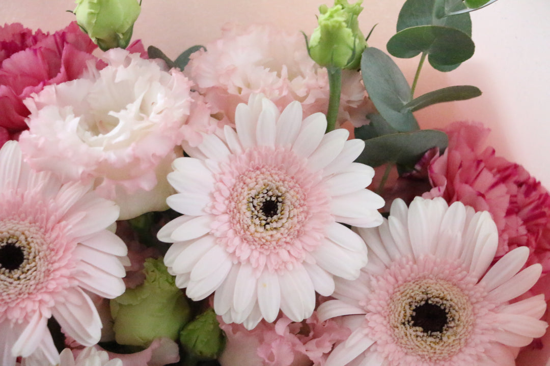 ピンクガーベラ入りの花束 Lサイズ 5,000円