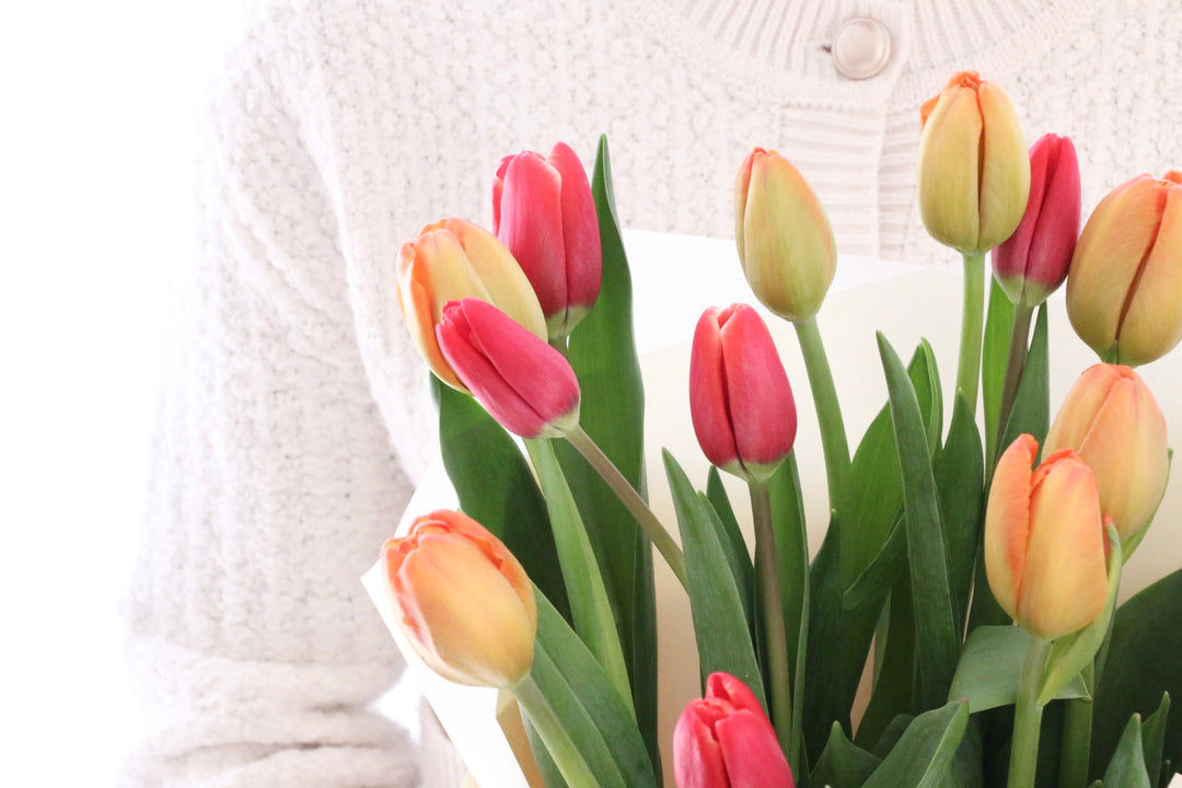 【2色MIX】チューリップの花束（15本）