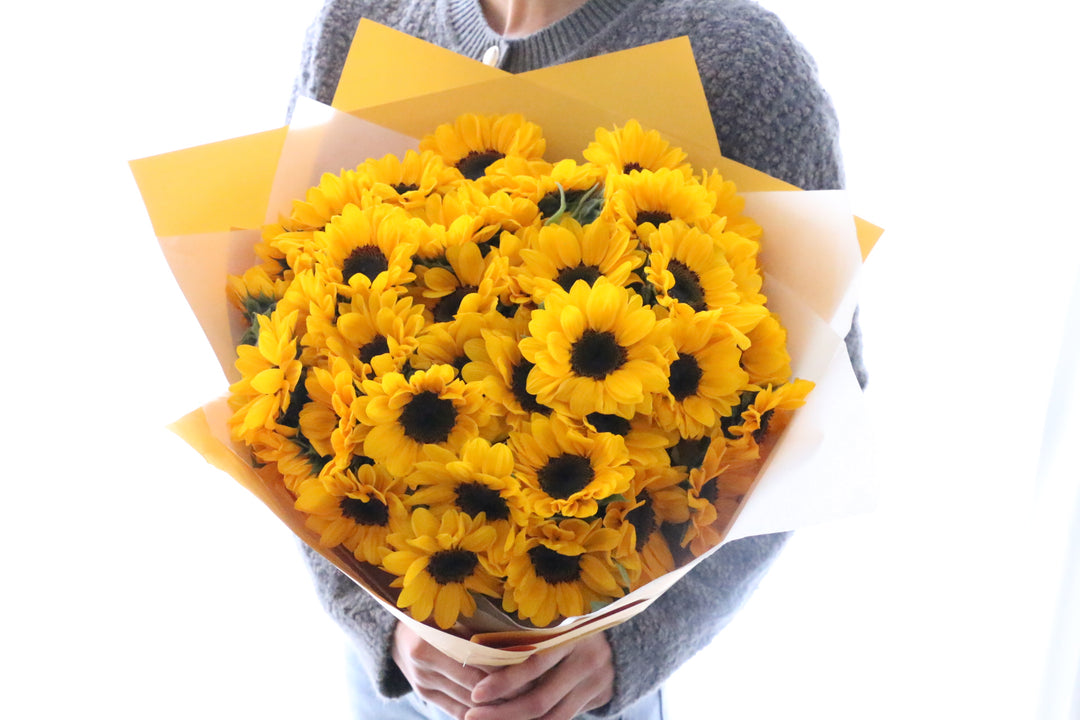 ひまわりの花束（50本）
