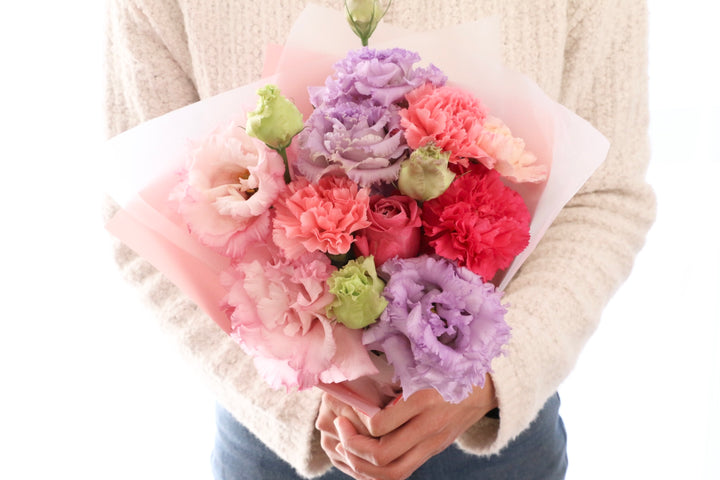 紫・ピンクの花束 4,000円