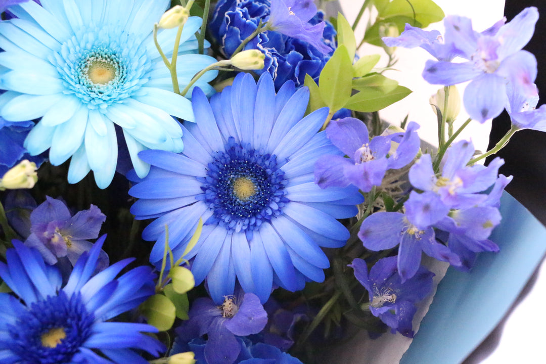水色・青・白の花束 10,000円