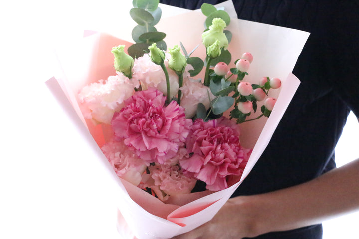 ピンク系の花束 3,000円