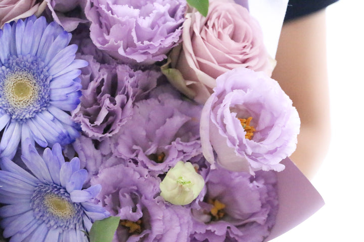 紫の花束 9,000円