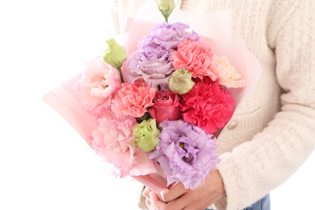 紫・ピンクの花束 4,000円