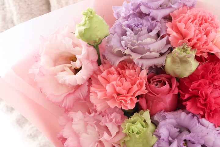 紫・ピンクの花束 4,000円