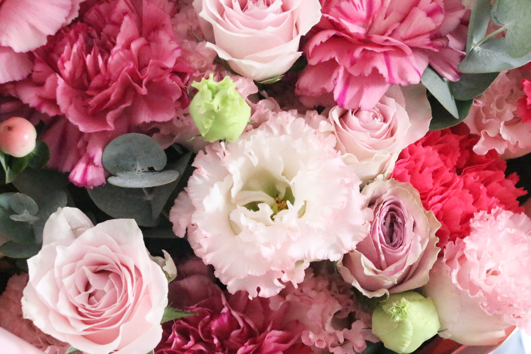 ピンク系の花束 12,000円