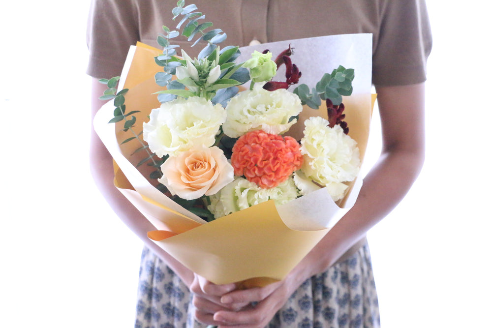 【敬老の日】秋の花束 黄色 Sサイズ　3,500円