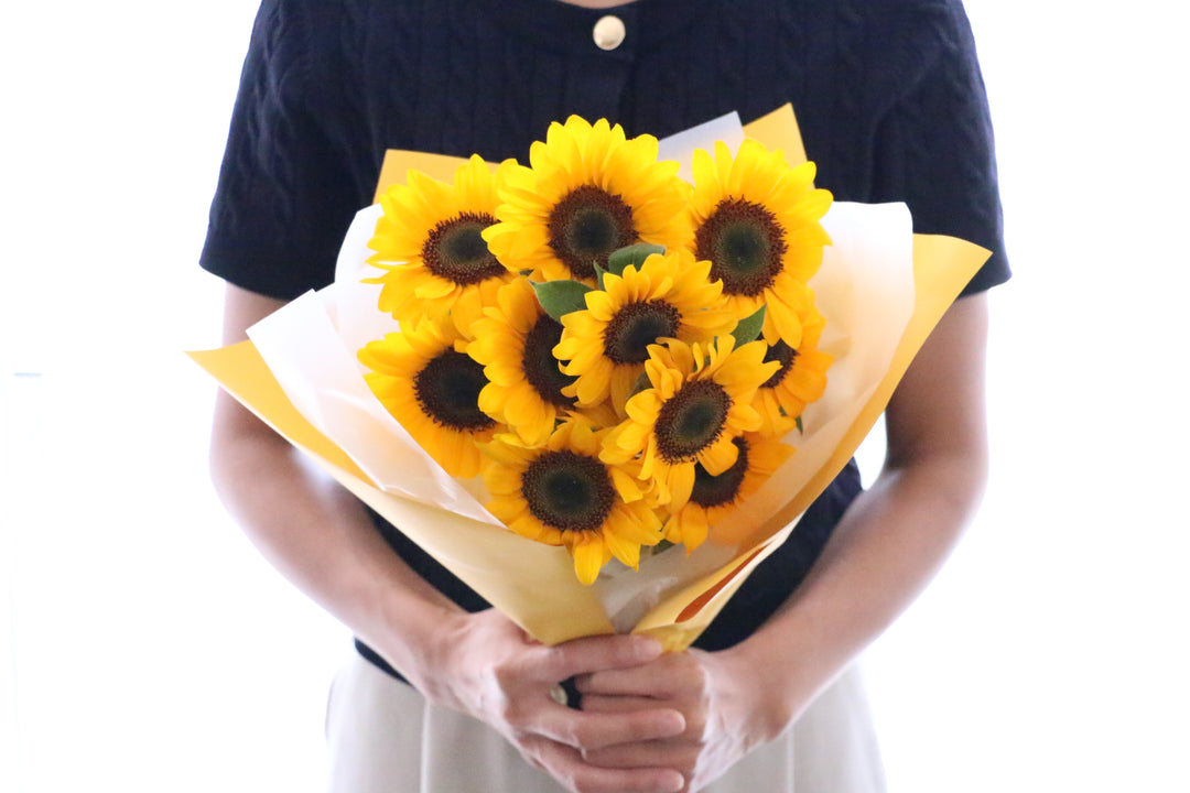 ひまわりの花束（10本）