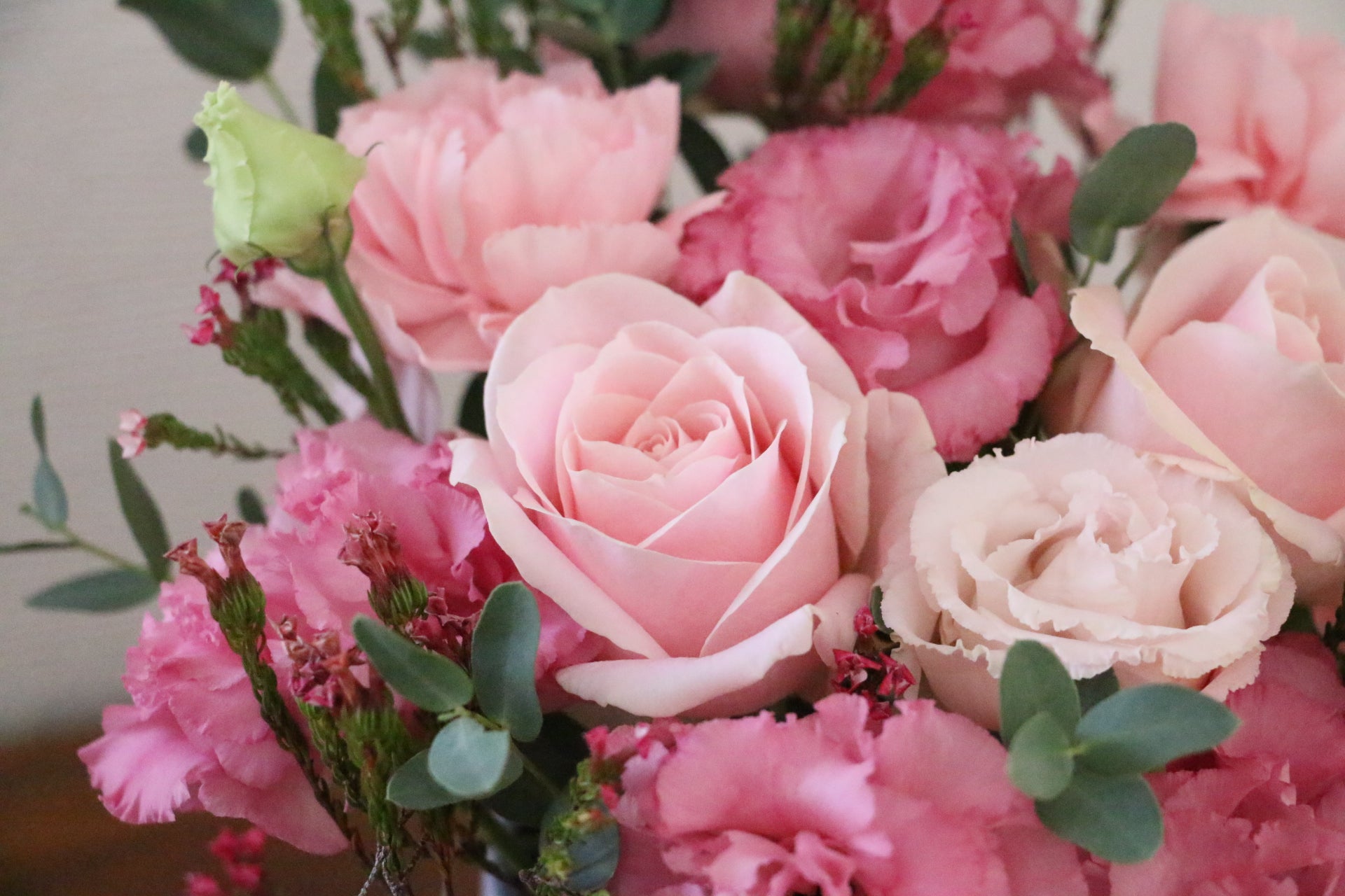 ピンク系のアレンジメント 5,000円