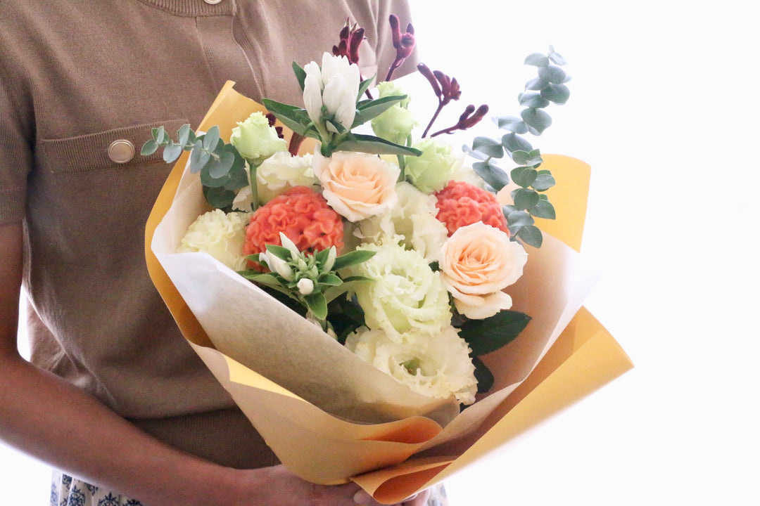 【敬老の日】秋の花束 黄色 Mサイズ　5,000円