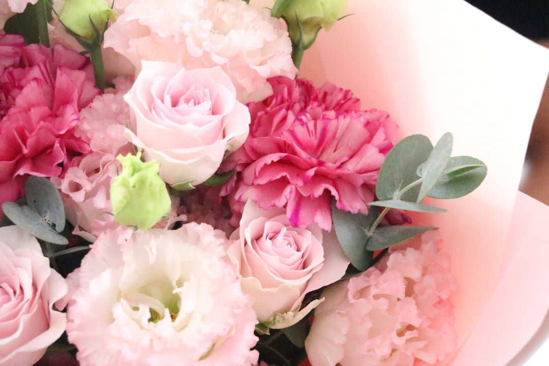 ピンク系の花束 7,000円