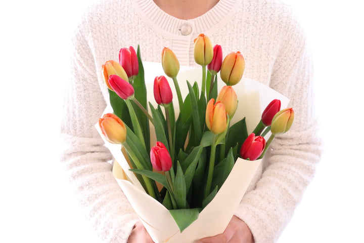【2色MIX】チューリップの花束（15本）