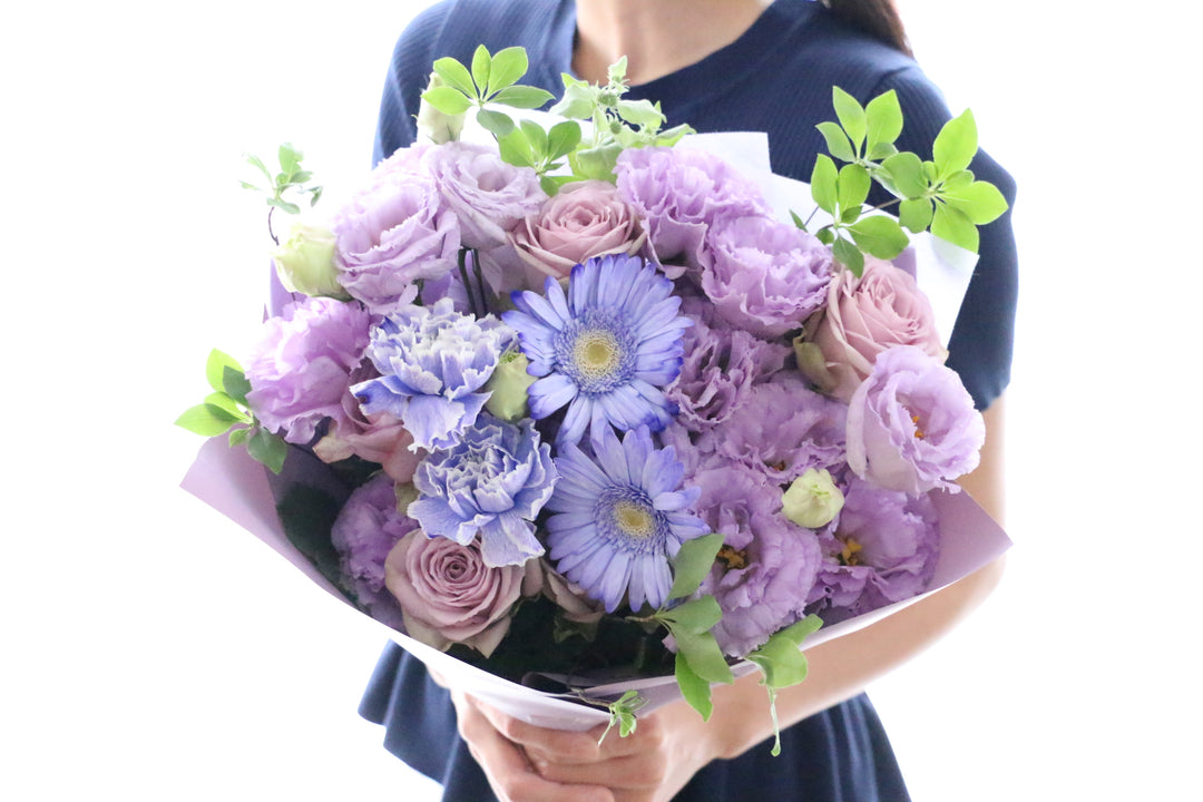 紫の花束 9,000円