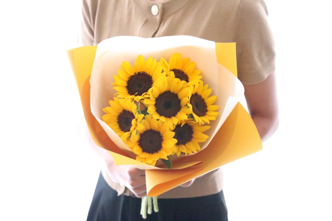 ひまわりの花束（7本）
