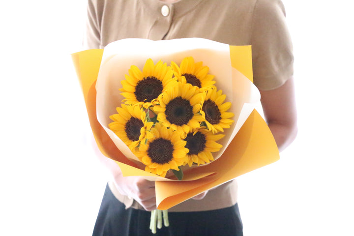 ひまわりの花束（7本）