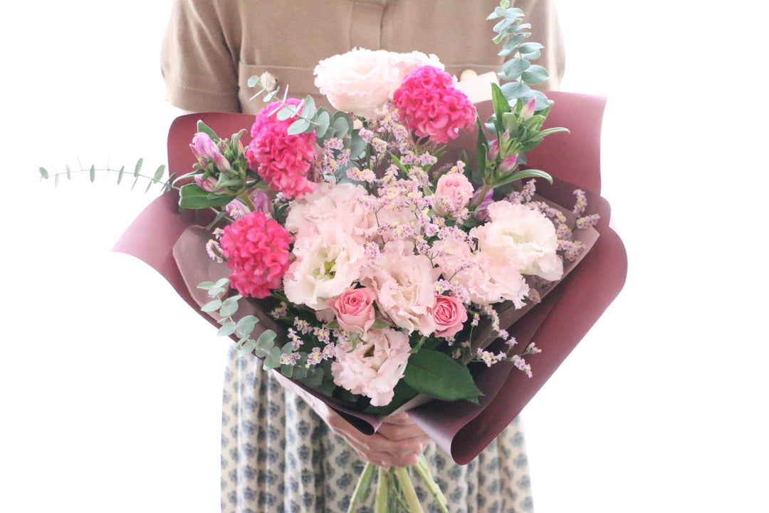 【敬老の日】秋の花束 ピンク Lサイズ　8,000円