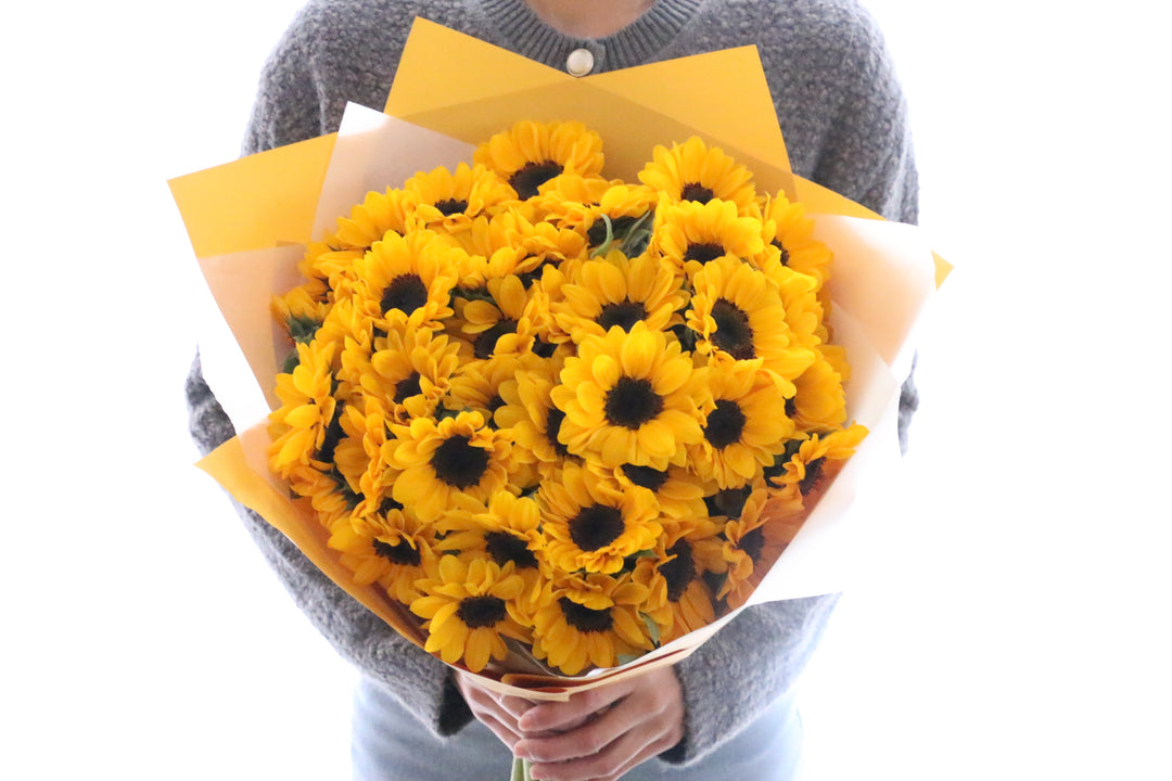 ひまわりの花束（50本）