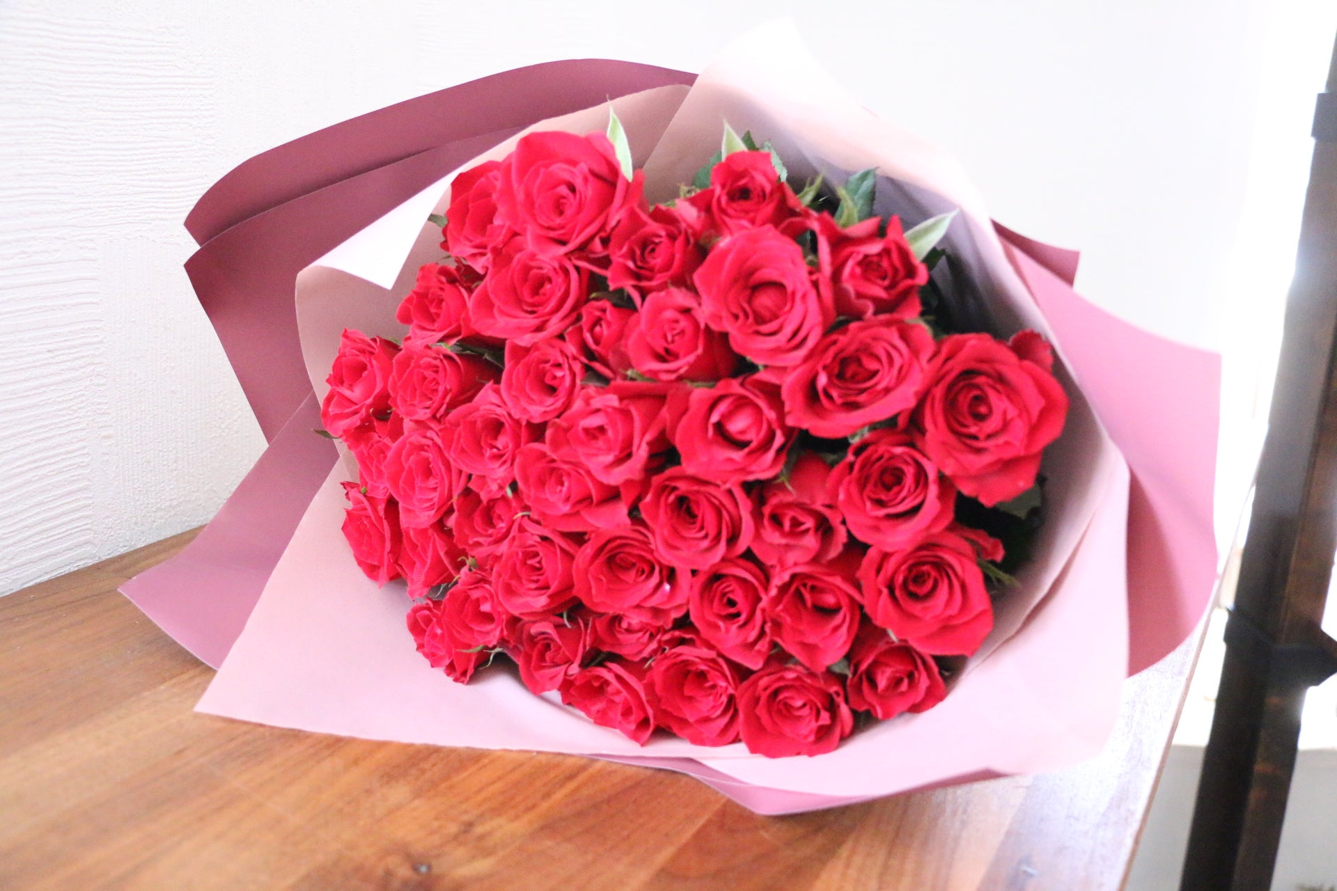 【赤い薔薇】 Manセット 40本のバラの花束-あなたに永遠の愛を誓います – 花・花束の通販サイト