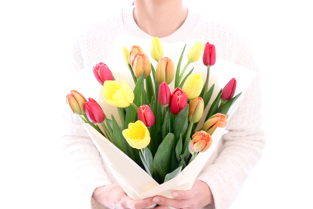 【3色MIX】チューリップの花束（20本）