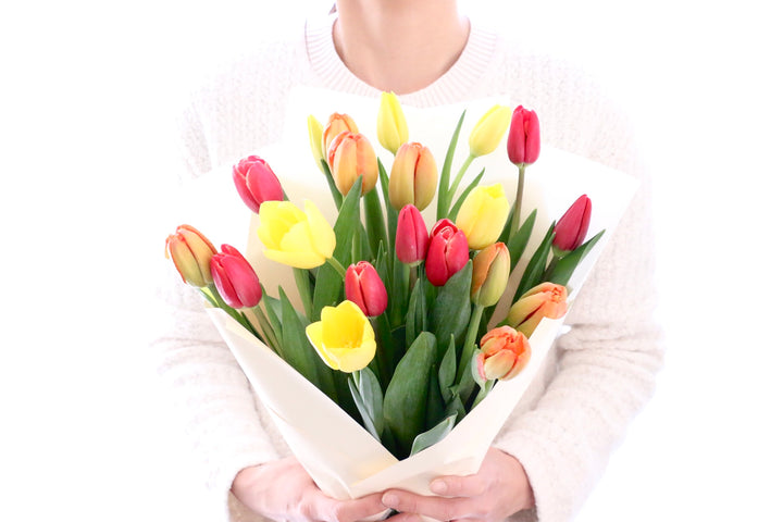【3色MIX】チューリップの花束（20本）