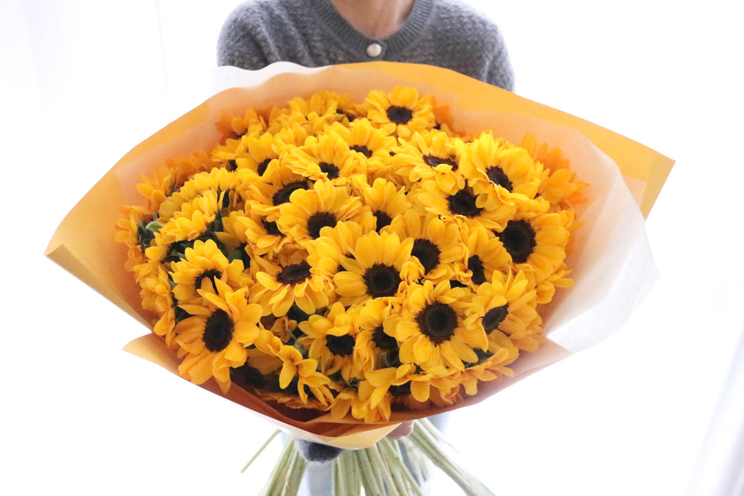 【プロポーズ】ひまわりの花束(108本)