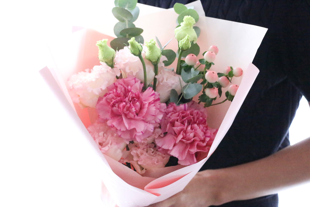 ピンク系の花束 3,000円