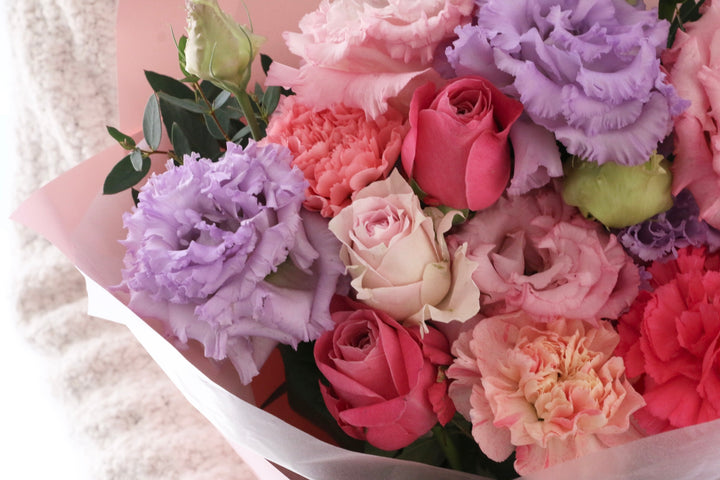 紫・ピンクの花束 5,000円