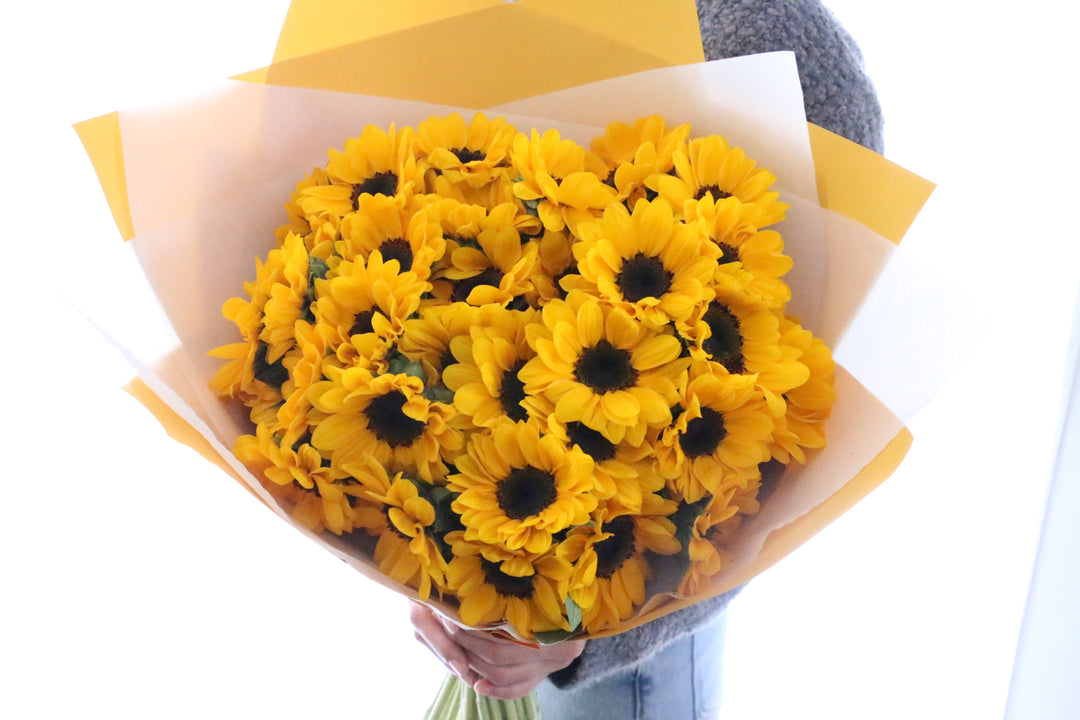 ひまわりの花束（35本）