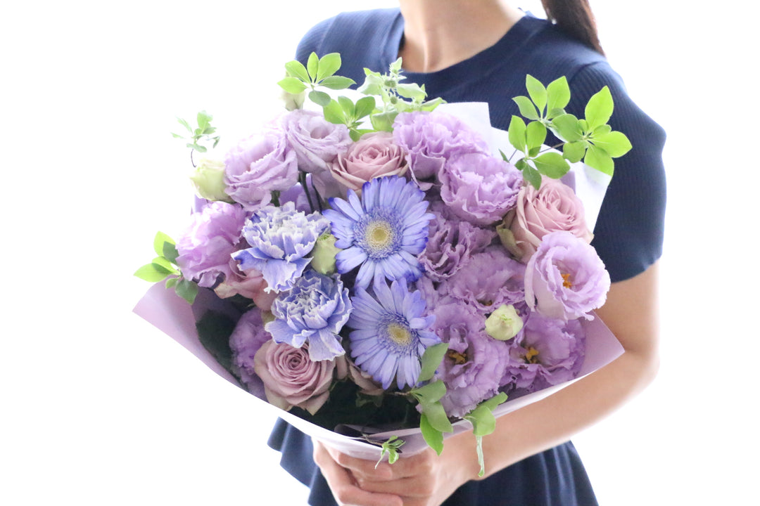紫の花束 9,000円