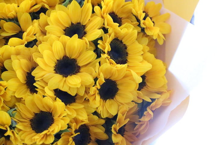 ひまわりの花束（40本）-あなたに永遠の愛を誓います