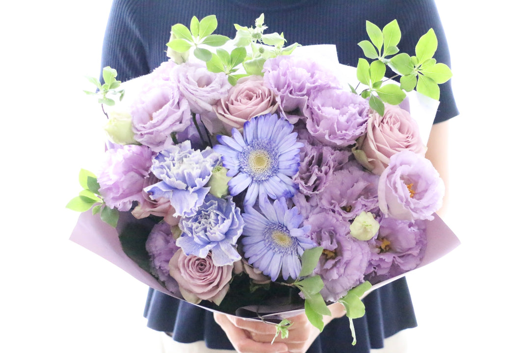紫の花束 9,000円