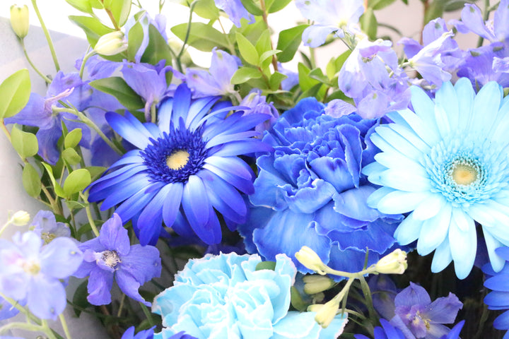 水色・青・白の花束 10,000円