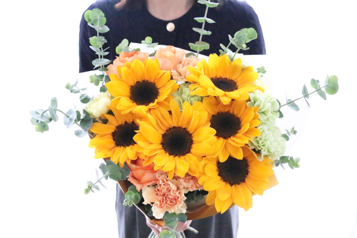 ひまわり入りの花束 10,000円