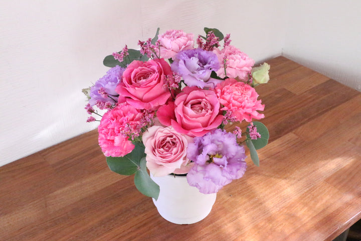 紫・ピンクのアレンジメント 5,000円