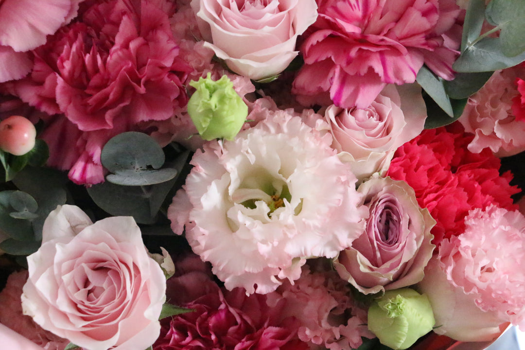 ピンク系の花束 12,000円