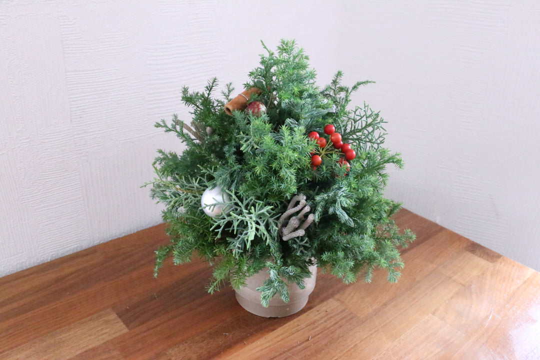 クリスマスツリーアレンジメント　Sサイズ　3,500円