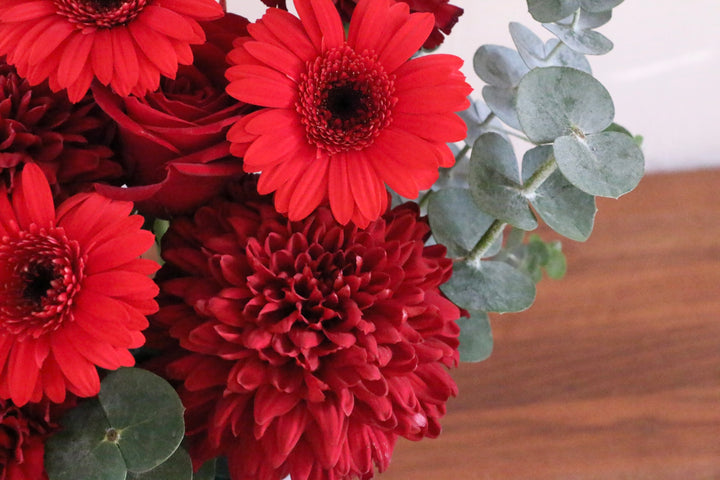 赤色のアレンジメント 5,000円