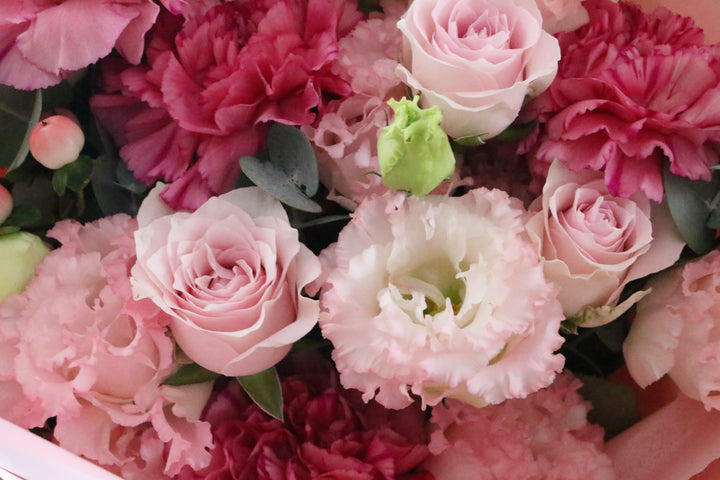 ピンク系の花束 7,000円