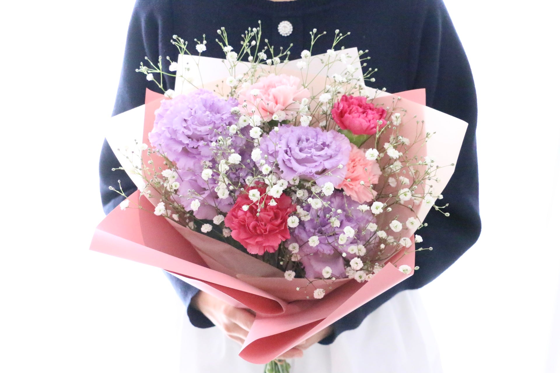 かすみ草に似た花 紫 プリザーブドフラワー 花材 即日出荷 ミニカスミ
